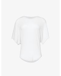 Isabel Marant - Zola Semi-sheer Modal-blend T-shirt - Lyst