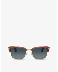 Persol - Po3327s Rectangle-frame Acetate Sunglasses - Lyst