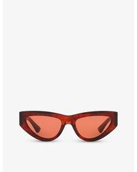 Bottega Veneta - 6j000380 Bv1176s Cat Eye-frame Acetate Sunglasses - Lyst
