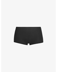 Skims - High-Rise Stretch-Cotton Boy Shorts Xxl - Lyst