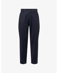 Fred Perry - Button-Up Tailored Cotton-Jersey Track Pants - Lyst