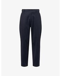 Fred Perry - Button-Up Tailored Cotton-Jersey Track Pants - Lyst