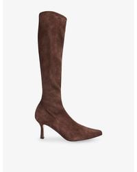 Whistles - Hera Stretch-Suede Boot - Lyst