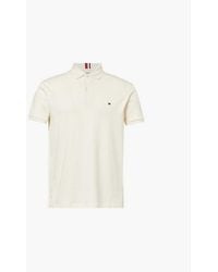 Tommy Hilfiger - Liquid Embroidered-Branding Regular-Fit Cotton-Jersey Polo Shirt - Lyst