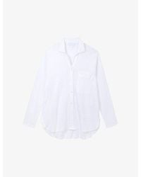 The White Company - The Company Patch-Pocket Oversized Linen Shirt - Lyst