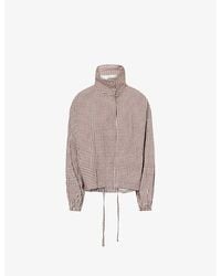 Ru & Rocka - Gingham-Print Cotton Jacket - Lyst