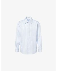 Jonathan Simkhai - Tristan Striped Woven Shirt - Lyst