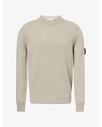 Stone Island - 5100072 Crewneck Wool Knit Jumper - Lyst