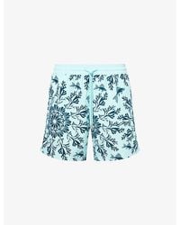 Vilebrequin - Moorea Coral-Print Swim Shorts - Lyst