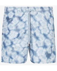 Vilebrequin - Moopea Floral-print Recycled-polyester And Silk Swim Shorts - Lyst