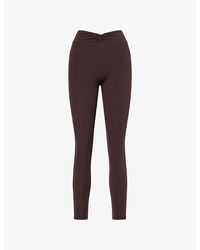 BO+TEE - High-Rise V-Shape-Waist Gym Leggings - Lyst