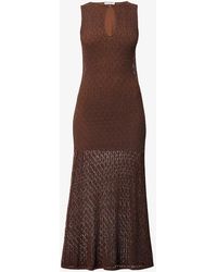 Bec & Bridge - Aurora Cut-out Knitted Maxi Dress - Lyst