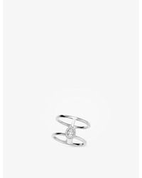Messika - Glam'Azone Two-Row Diamond Pavé Ring - Lyst
