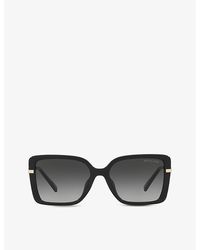 Michael Kors - Mk2174u Castellina Rectangular-frame Acetate Sunglasses - Lyst
