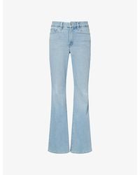 GOOD AMERICAN - Soft Tech Good Legs Flare Stretch-Denim Jeans - Lyst