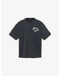 AllSaints - Oversized Graphic-Print Cotton T-Shirt - Lyst