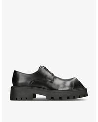 Balenciaga - Rhino Chunky-sole Leather Derby Shoes - Lyst