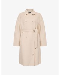 Weekend by Maxmara - Avenue Double-Breasted Wool Coat - Lyst