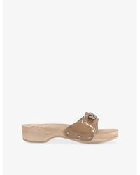 Scholl - Pescura Cameron Patent-Leather Mules - Lyst