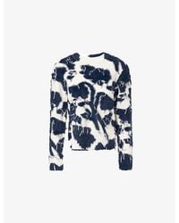 Erdem - Floral-Knit Textured Wool Jumper - Lyst