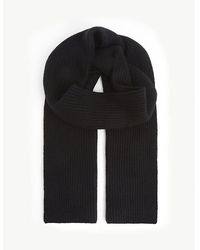 Johnstons of Elgin - Ribbed Cashmere Scarf - Lyst