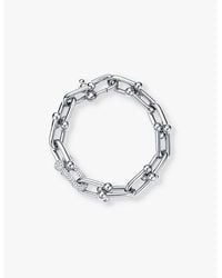 Tiffany & Co. - Tiffany Hardwear Double Link 18Ct- And 1.70Ct Pavé-Diamond Bracelet - Lyst