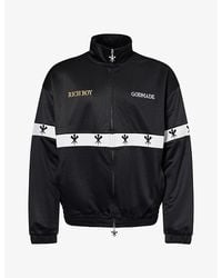 GODMADE - Rich Boy Logo Cotton Track Jacket - Lyst