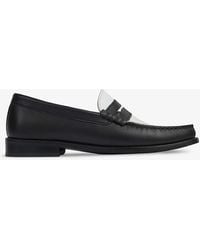 LK Bennett - Solo Penny-trim Leather Loafers - Lyst