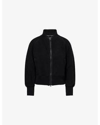 Canada Goose - Sierra Fleece Wool-Blend Bomber Jacket - Lyst