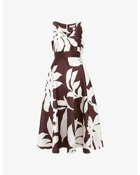 Phase Eight - Delicia Floral-Print Woven Midi Dress - Lyst