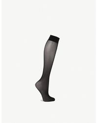 Wolford - Individual 10 Stretch-woven Knee-highs - Lyst