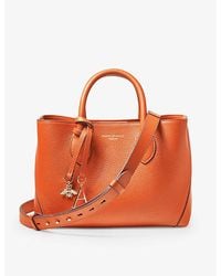 Aspinal of London - London Midi Leather Tote Bag - Lyst