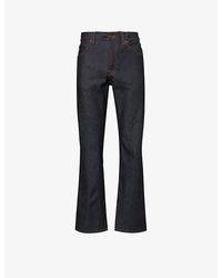 Nudie Jeans - Rad Rufus Brand-patch Relaxed-fit Straight-leg Jeans - Lyst