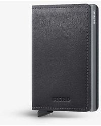 Secrid - Slimwallet Original Leather And Aluminium Card Holder - Lyst