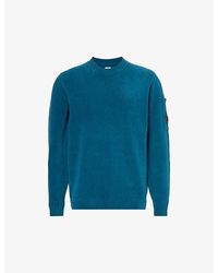 C.P. Company - Lens-detail Relaxed-fit Cotton-knit Jumper - Lyst