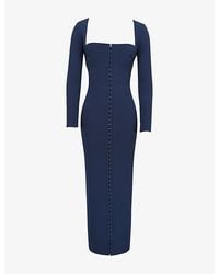 House Of Cb - Corinthia Long-Sleeve Bodycon Stretch-Woven Maxi Dress - Lyst