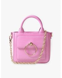 Claudie Pierlot - Anouck Nano Chain-Strap Leather Cross-Body Bag - Lyst