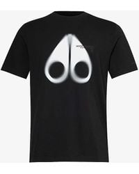 Moose Knuckles - Maurice Big Logo Cotton-jersey T-shirt - Lyst
