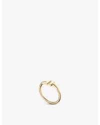 Tiffany & Co. Tiffany T 18ct Yellow- Wire Ring - White