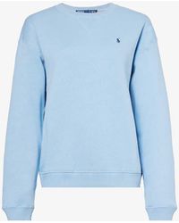 Polo Ralph Lauren - Logo-embroidered Relaxed-fit Cotton-blend Sweatshirt - Lyst