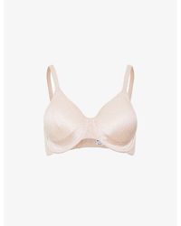 Wacoal - Back Appeal Polka-Dot Soft-Cup Stretch-Woven Bra - Lyst