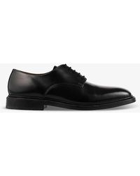 Sandro - Lace-Up Leather Derby Shoes - Lyst