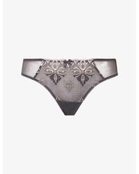 Chantelle - Champs Elysees Tanga Lace Briefs - Lyst