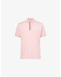 Paul Smith - Regular-Fit Striped-Trim Cotton-Pique Polo Shirt - Lyst