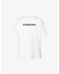 Burberry - Harriston Brand-print Cotton-jersey T-shirt - Lyst