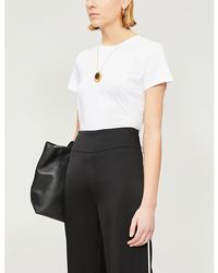 Vince - Essential Round-neck Pima Cotton T-shirt - Lyst