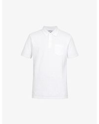Sunspel - Riviera Slim-Fit Cotton-Piqué Polo Shirt - Lyst