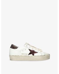 Golden Goose - Hi Star Leather Low-Top Trainers - Lyst