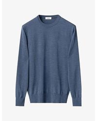 Eton - Crew-Neck Wool-Knitted Jumnper - Lyst
