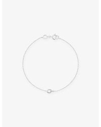 Astrid & Miyu - Hardware 14Ct- And Lab-Grown Pavé Diamond Bracelet - Lyst